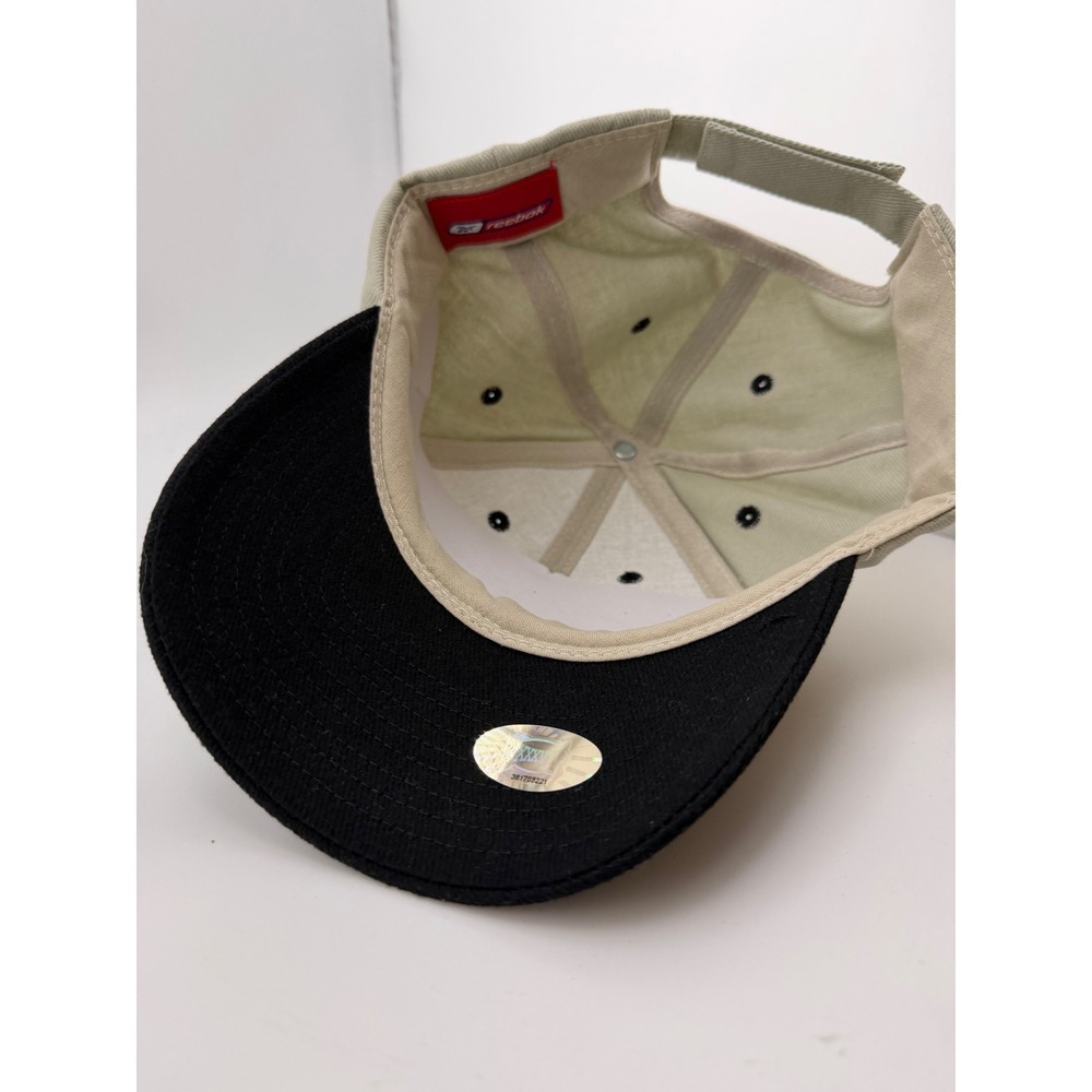 Reebok‎ Super Bowl XXXVIII 2004 Houston NFL Hat Two Tone Khaki Black Adjustable - Picture 2 of 4